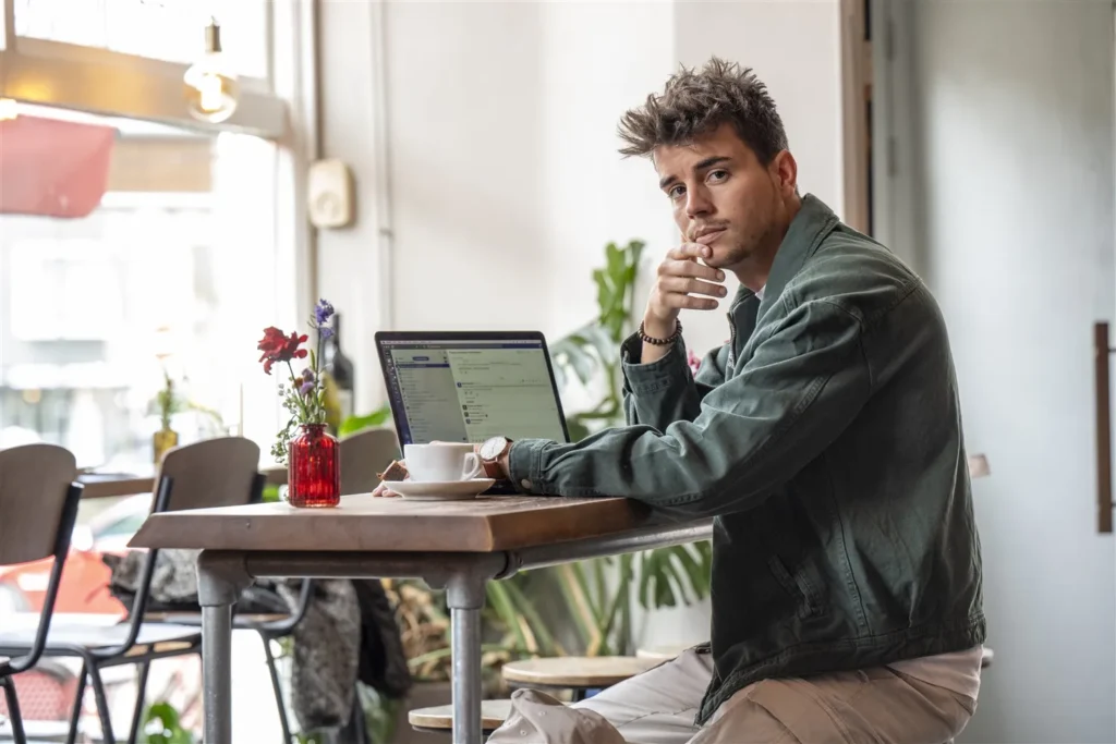 ZZP flexwerker jongeman